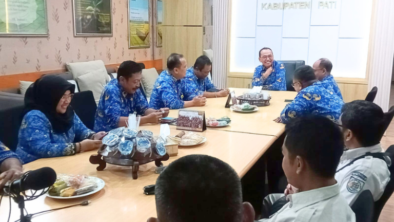 Koordinasi Dan Pelaporan Pegawai Pindah Tugas, Kantor Pertanahan Kabupaten Pati Terima Kunjungan Dari Kantor Pertanahan Kabupaten Rembang – 17 Februari 2025
