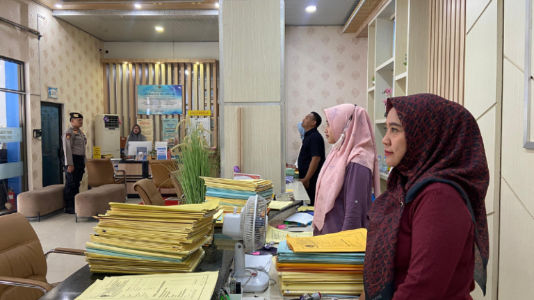 Kantor Pertanahan Kabupaten Pati Memperdengarkan Naskah Pancasila – Jumat, 14 februari 2024