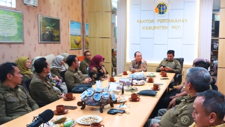 Kantah Kab Pati Terima Kunjungan dari Kantah Kab Kendal dalam Rangka Koordinasi dan Pelaporan Pegawai Pindah Tugas