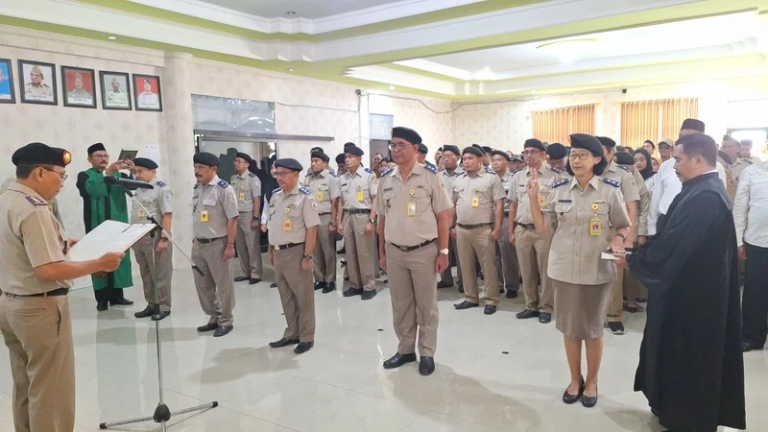 Kantor Pertanahan Kabupaten Pati Melaksanakan Pengangkatan Sumpah Panitia Ajudikasi PTSL dan Satgas Tahun 2025