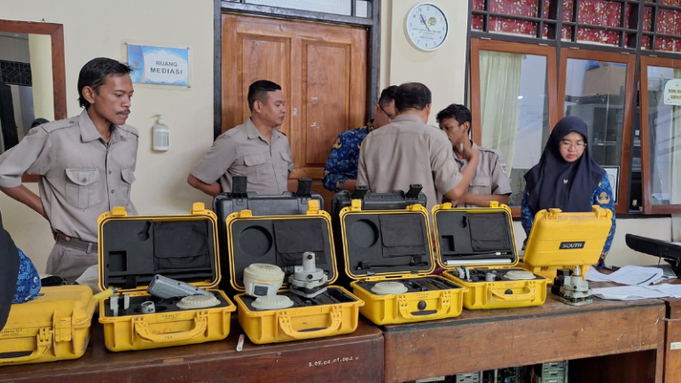 Kantor Pertanahan Pati Gelar Apel Alat Ukur Demi Tertib Administrasi BMN