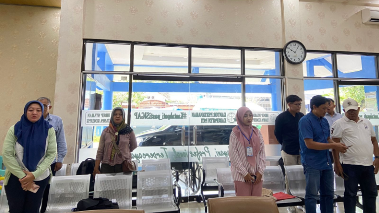 Kantor Pertanahan Kabupaten Pati Memperdengarkan Naskah Pancasila – Selasa, 25 Maret 2025