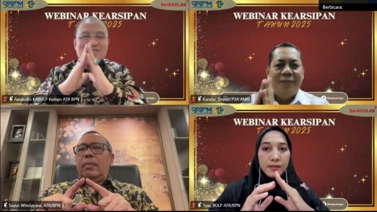 Lestarikan Memori Bangsa, Kementerian ATR/BPN Serahkan Arsip Statis ke ANRI