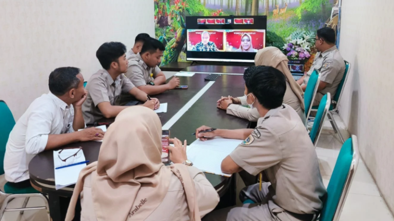 Kantor Pertanahan Kabupaten Pati Ikuti Webinar Kearsipan Tahun 2025