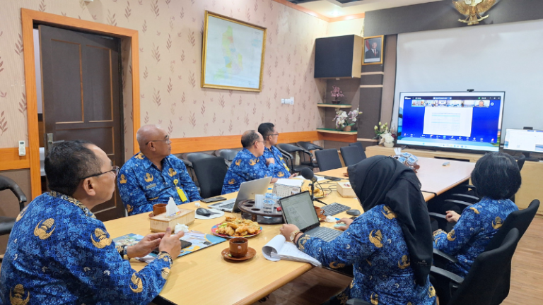 Kantor Pertanahan Kabupaten Pati Hadiri Rapat Evaluasi 8 Program Kerja Kakanwil BPN Provinsi Jawa Tengah