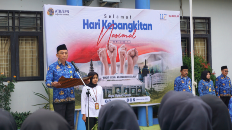 Kantor Pertanahan Kabupaten Pati Laksanakan Upacara Hari Kebangkitan Nasional ke 117