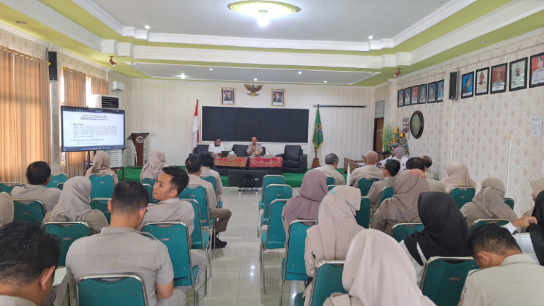 Expose Internal Hasil Audit Kinerja PTSL 2024 oleh Tim Inspektorat Jenderal Kementerian ATR/BPN di Kantor Pertanahan Kabupaten Pati