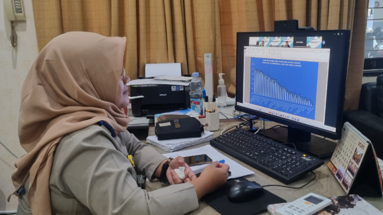Kantor Pertanahan Kabupaten Pati Ikuti Coaching Clinic Penyusunan Capaian Kinerja Bersama Biro Orpeg