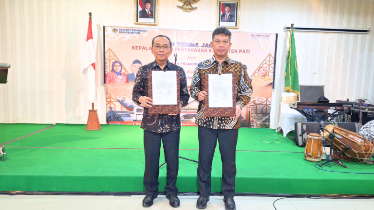 Serah Terima Jabatan Kepala Kantor Pertanahan Kabupaten Pati