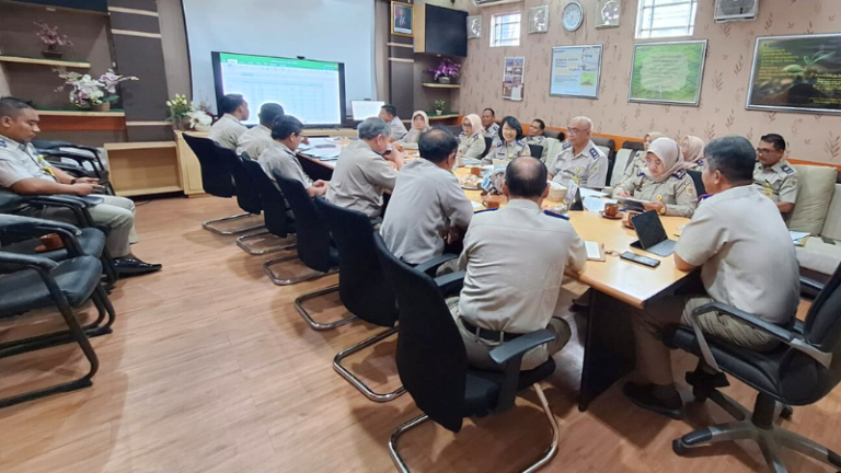 Kantor Pertanahan Kabupaten Pati Gelar Rapat Evaluasi Mingguan Pekerjaan Rutin dan Proyek pada Senin 30 Juni 2025