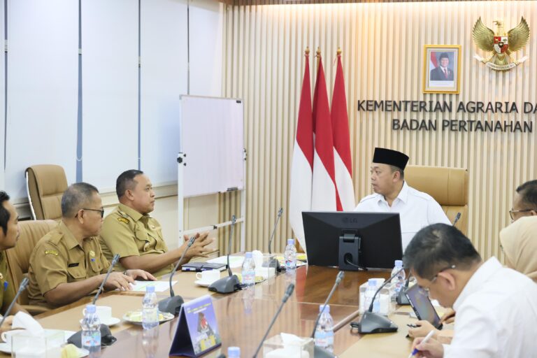 Audiensi Wali Kota Bekasi, Menteri Nusron Tekankan Kerja Sama untuk Percepat Sertipikasi Aset Pemkot