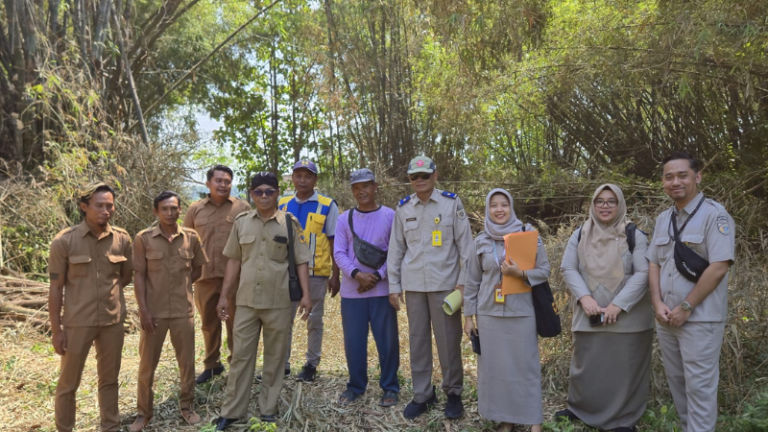 Kantor Pertanahan Kabupaten Pati Melaksanakan Kegiatan Pemeriksaan Lapang Atas Permohonan PTSL Bersama BBWS Pemali Juana
