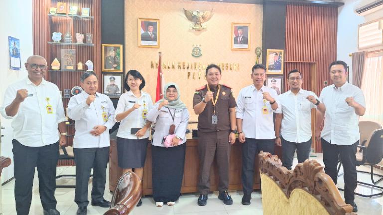 Kepala Kantor Pertanahan Pati Temui Plt Kajari, Dorong Penguatan Koordinasi Antar-Lembaga