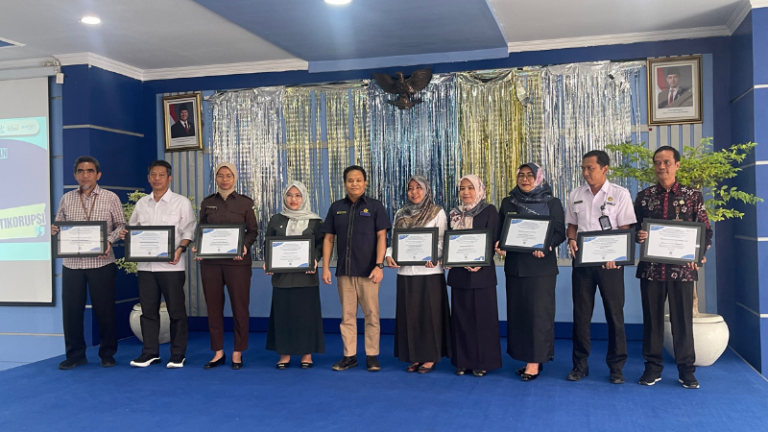 Kantor Pertanahan Kabupaten Pati raih penghargaan pada Kegiatan FGD dan Apresiasi Satker yang digelar oleh KPPN Kabupaten Pati