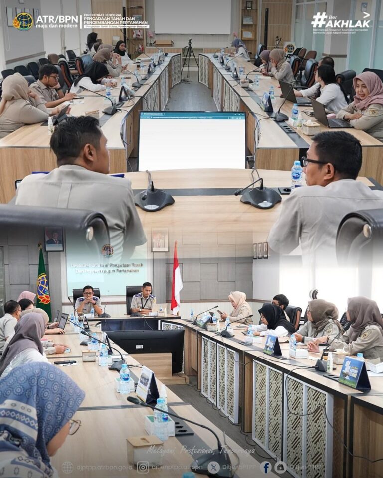 Ditjen PTPP Matangkan Persiapan Jelang FGD Pencadangan Tanah Tahun 2025