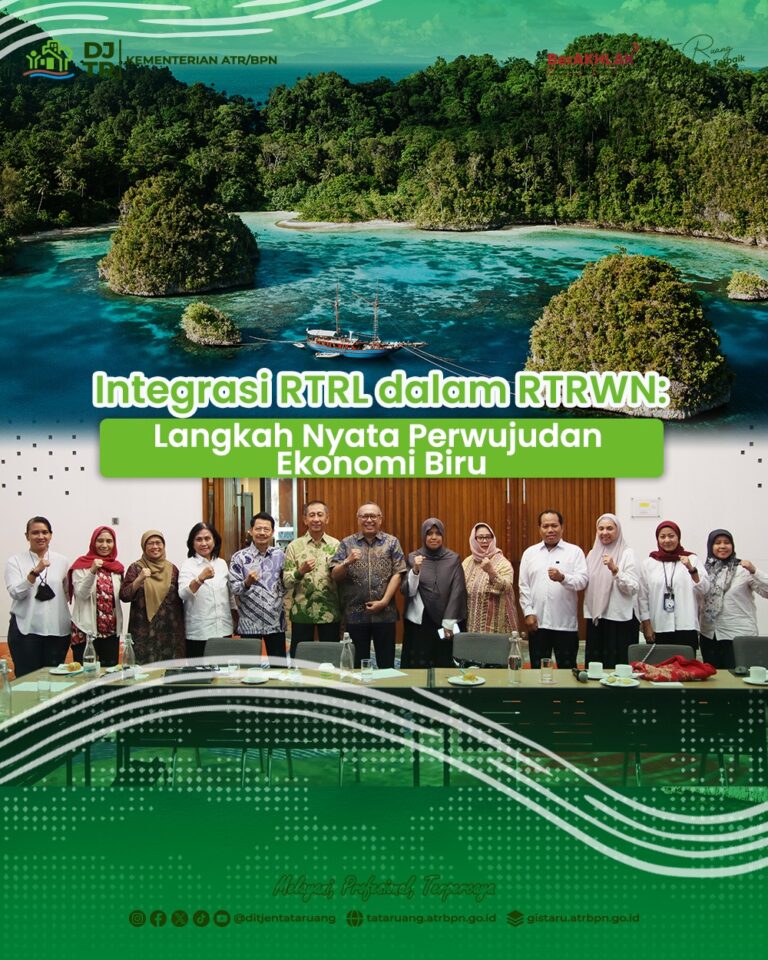 Integrasi RTRL dalam RTRWN: Langkah Nyata Perwujudan Ekonomi Biru