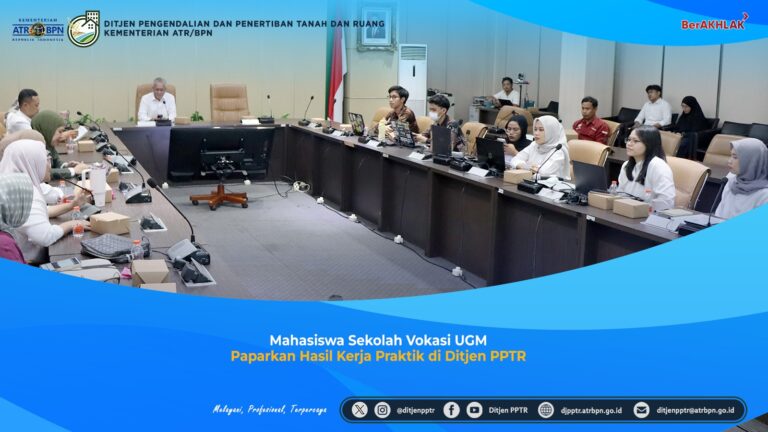 Mahasiswa Sekolah Vokasi UGM Paparkan Hasil Kerja Praktik di Ditjen PPTR
