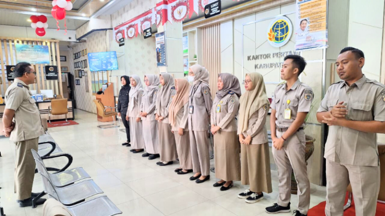 Kantor Pertanahan Kabupaten Pati Gelar Briefing Rutin pada 25 Agustus 2025, Tegaskan Komitmen Peningkatan Layanan Publik