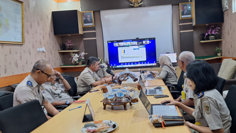Kantor Pertanahan Kabupaten Pati hadiri Evaluasi Kinerja oleh Kanwil BPN Provinsi Jawa Tengah