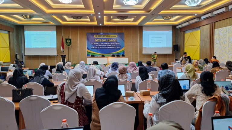 Layanan Pertanahan Masuki Babak Baru, Kantor Pertanahan Kabupaten Pati Gencarkan Sosialisasi Peralihan Hak Tanah Secara Elektronik