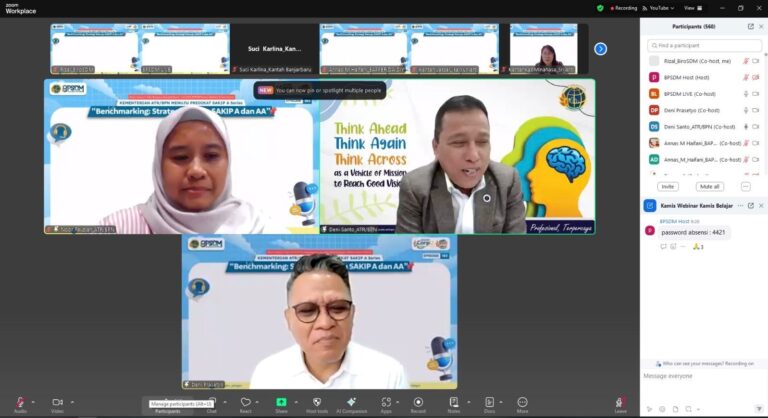 Kementerian ATR/BPN Dorong Capaian Skor SAKIP A demi Meningkatkan Tata Kelola dan Akuntabilitas