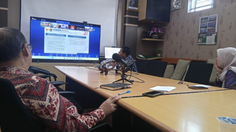 Kantor Pertanahan Kabupaten Pati Ikuti Monev Tunggakan Layanan Pertanahan