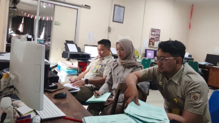Kantor Pertanahan Kabupaten Pati Ikuti Monev Tunggakan Layanan Pengukuran