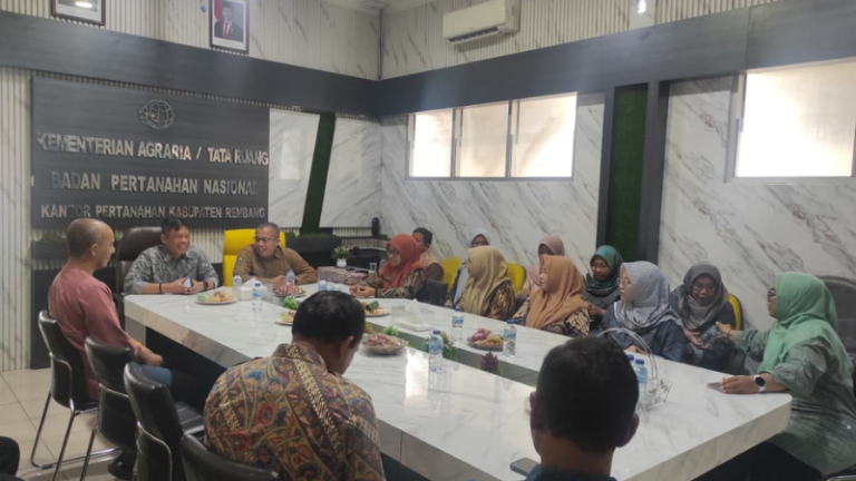 Kantor Pertanahan Kabupaten Pati laksanakan kunjungan kerja ke Kantor Pertanahan Kabupaten Rembang