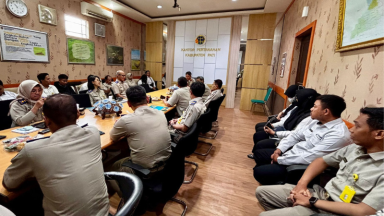 Kantor Pertanahan Kabupaten Pati Terima Kunjungan Resmi Terkait Perpindahan Pegawai dari Kantor Pertanahan Kabupaten Demak