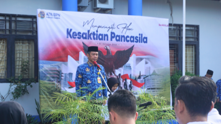 Hari Kesaktian Pancasila, Kantor Pertanahan Kabupaten Pati Gelar Upacara