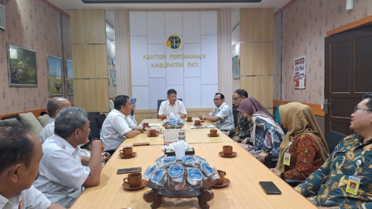 Kantor Pertanahan Kabupaten Pati Terima Kunjungan Kantor Pertanahan Kabupaten Wonosobo Bahas Perpindahan Pegawai