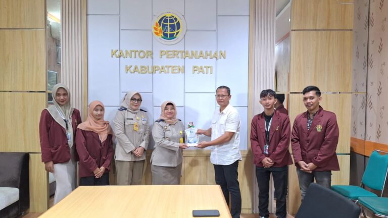 Penutupan kegiatan PPL IAIN Kudus di Kantor Pertanahan Kabupaten Pati