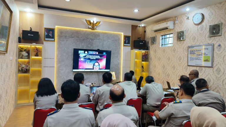 Kantor Pertanahan Kabupaten Pati mengikuti kegiatan Desk Evaluasi Wawancara satuan kerja Zona Integritas menuju Wilayah Tertib Administrasi Berintegritas (WTAB), 13/01/2026