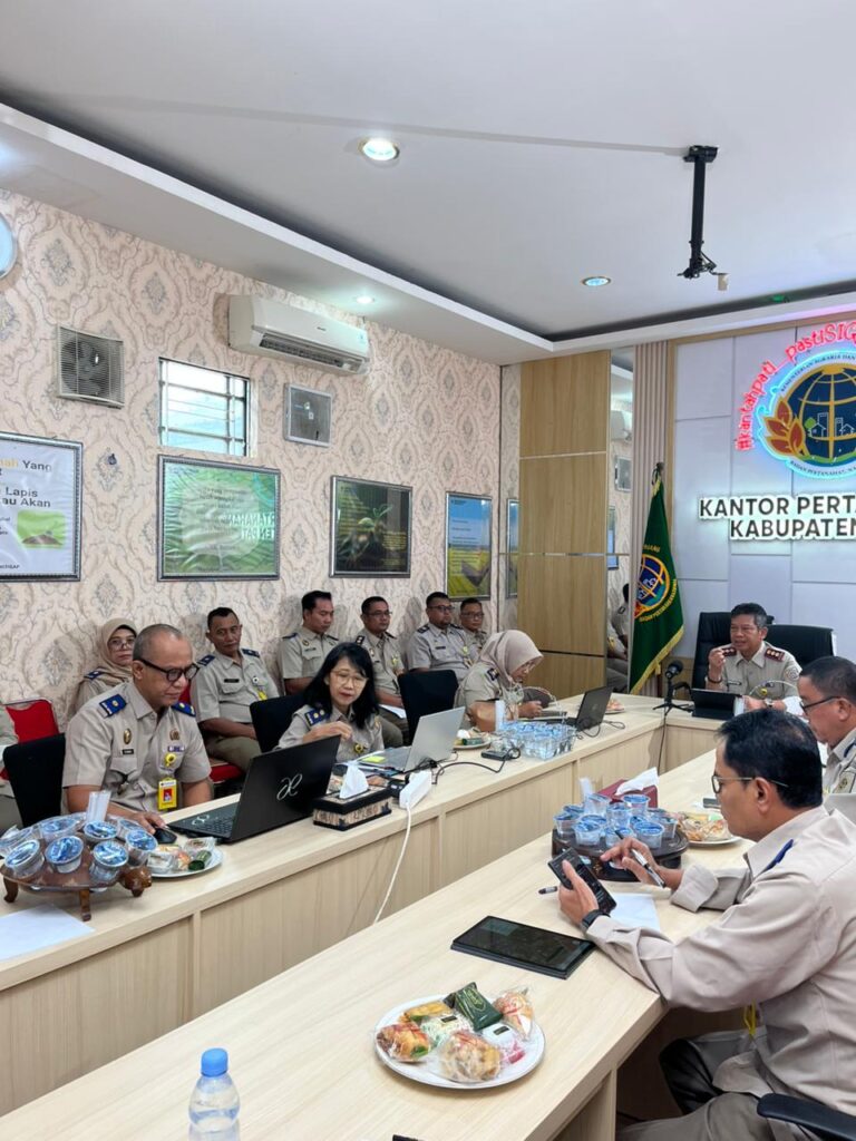 Kantor Pertanahan Kabupaten Pati menggelar Rapat Evaluasi Mingguan Pekerjaan Rutin dan Proyek (REMPEYEK), 27/01/2026