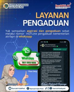 Punya aspirasi atau pengaduan seputar layanan pertanahan?