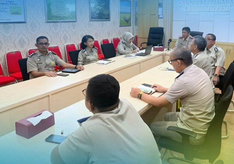 Kantor Pertanahan Kabupaten Pati Gelar Rapat Evaluasi PTSL untuk Perkuat Capaian Program