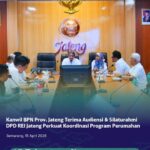 Kanwil BPN Provinsi Jateng Terima Audiensi dan Silahturahmi DPD REI Jateng Perkuat Koordinasi Program Perumahan