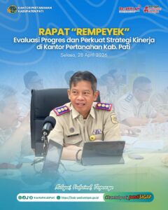 Kantor Pertanahan Kabupaten Pati menggelar Rapat Evaluasi Mingguan Pekerjaan Rutin dan Proyek (REMPEYEK)