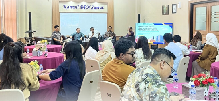 Kepala BPSDM ATR/BPN Berikan Pembinaan kepada Jajaran Kanwil BPN Provinsi Sumatera Utara untuk Perkuat Profesionalisme ASN