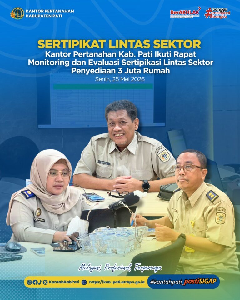 Sertipikat Lintas Sektor Penyediaan 3 Juta Rumah