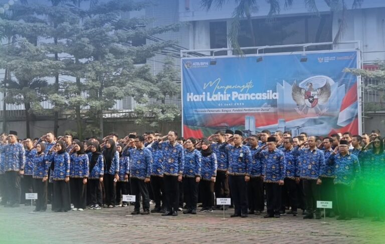 Direktorat Jenderal Penataan Agraria mengikuti Upacara Peringatan Hari Lahir Pancasila Tahun 2026
