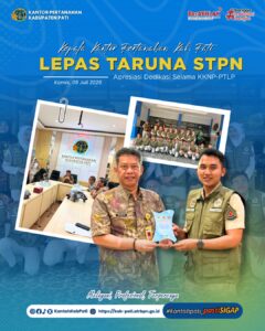 Kepala Kantor Pertanahan Kabupaten Pati Lepas Taruna STPN, Apresiasi Dedikasi Selama KKNP-PTLP