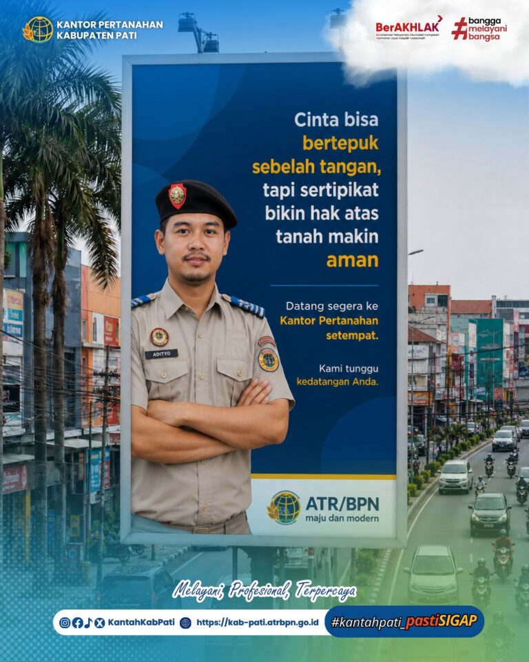❤️ Cinta boleh bertepuk sebelah tangan, tapi hak atas tanah jangan dibiarkan tanpa kepastian.