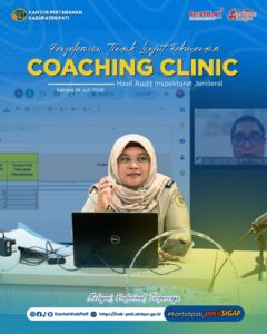 Kepala Subbagian Tata Usaha Kantor Pertanahan Kabupaten Pati Ikuti Coaching Clinic Penyelesaian Tindak Lanjut Rekomendasi Hasil Audit Inspektorat Jenderal