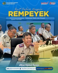 Kantor Pertanahan Kabupaten Pati menggelar Rapat Evaluasi Mingguan Pekerjaan Rutin dan Proyek (REMPEYEK), 21/07/2026