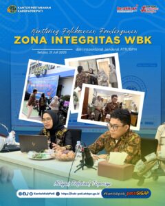 Kantor Pertanahan Kabupaten Pati Terima TIM Monitoring Pelaksanaan Pembangunan Zona Integritas dari Inspektorat Jenderal ATR/BPN
