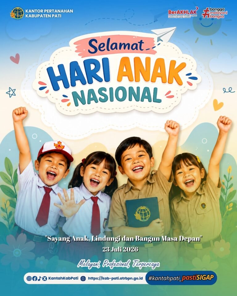 🌈 Selamat Hari Anak Nasional 2026 👧🧒