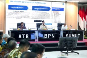 Pengarahan di Kanwil BPN Provinsi Sumatera Utara, Menteri Nusron Minta Jajaran Utamakan Kemudahan Layanan bagi Masyarakat