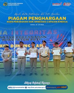 Kepala Kantor Pertanahan Kabupaten Pati Serahkan Penghargaan Agen Perubahan dan Apresiasi Capaian Kinerja Tahun 2026