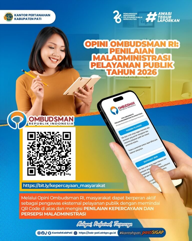 OPINI OMBUDSMAN RI: PENILAIAN MALADMINISTRASI PELAYANAN PUBLIK TAHUN 2026